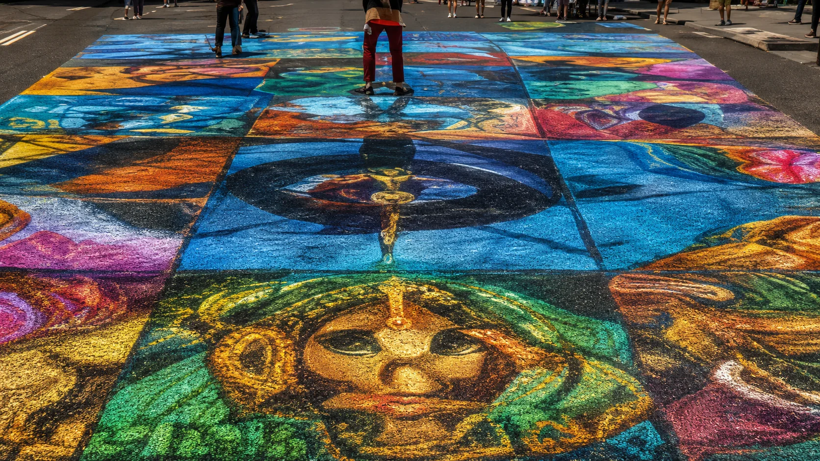 Art and chalk festival